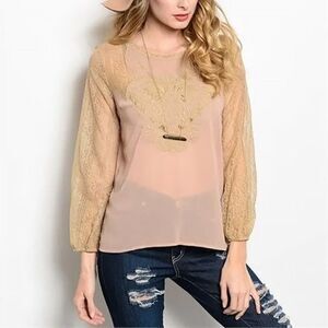 *Clearance* Ces Femme Tan Top